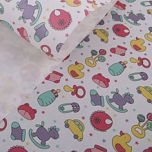 Бумага упаковочная глянцевая "Детские игрушки", 50х70 см