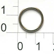 Кольцо для бретелек металл 1 часть 12мм 2пары (никель)