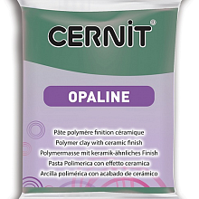 Пластика полимерная запекаемая 'Cernit OPALINE' 56 гр.  (637, селадоновый зеленый)