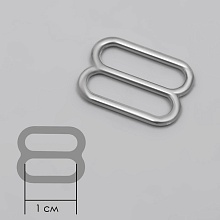 Регулятор для бретелек металл 10мм (уп=2пары) (4, никель)