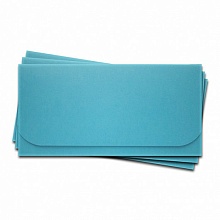 Основа для подарочного конверта №6 комплект 3шт. Цвет ярко-голубой мат...
