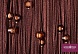 Нитяной занавес "Стеклянные шары" 300*285  (с8, коричневый)