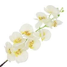 Орхидея искусственная 100см (белый)