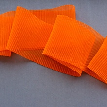 Бант гофре цветной    (8, оранжевый)
